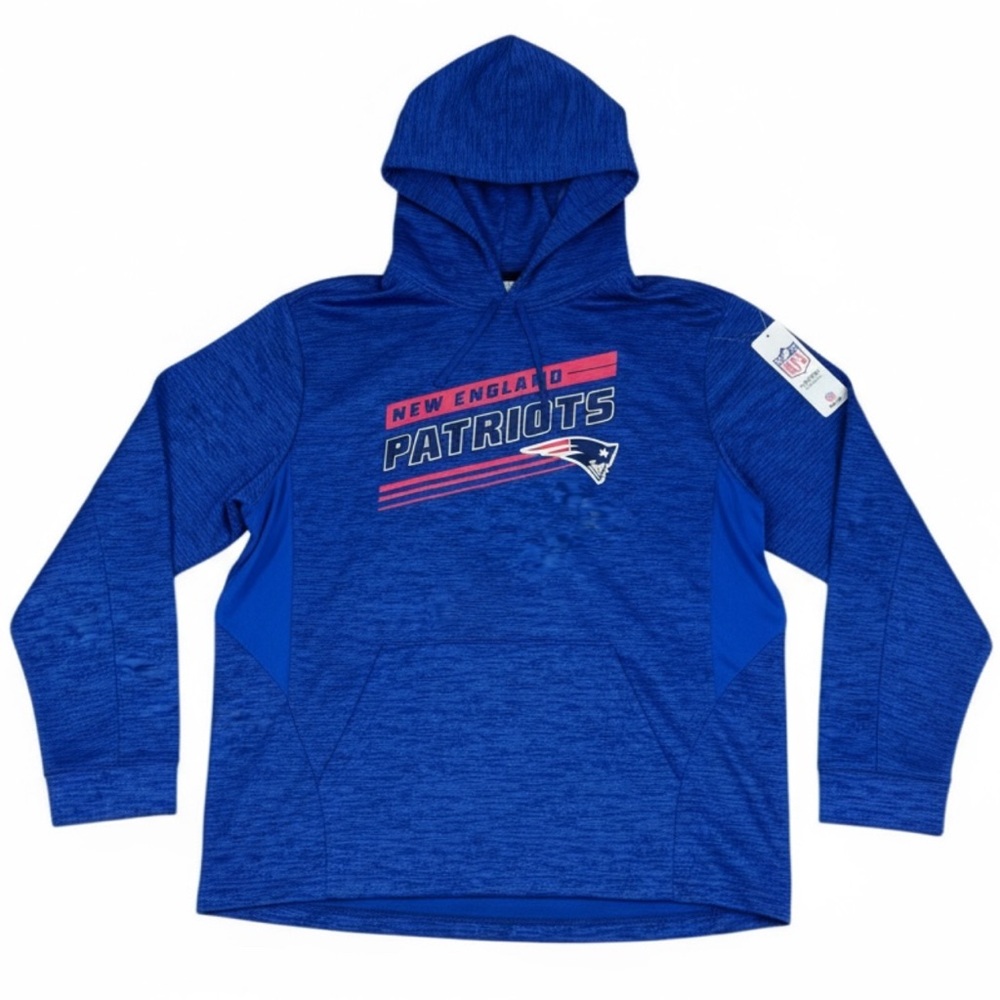New England Patriots NFL Team Apparel  Hoodie Men's LG Blue New Sweatshirt Tag